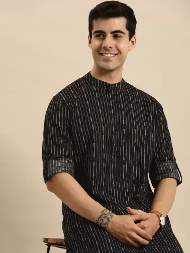 Men Pure Cotton Kurta Set - image 2