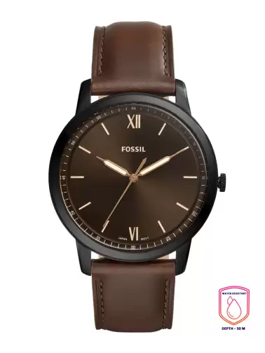 Men Leather Straps Watch - image 2