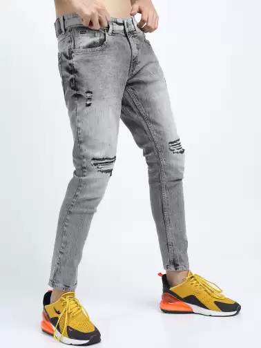 Men Tapered Fit Jeans - image 2