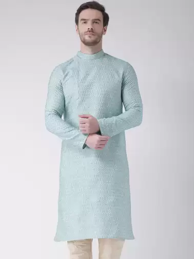 Men Ethnic Motifs Kurta - image 2