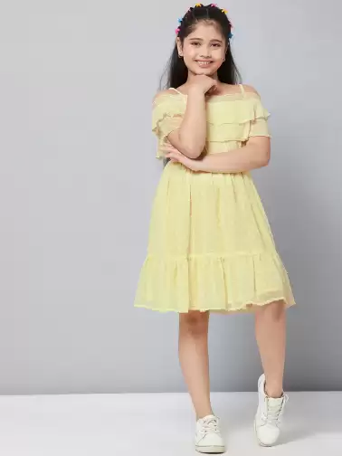 Girl's Chiffon Empire Dress - image 2