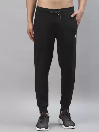 Men Solid Cotton Track Pants - image 2