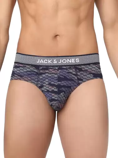 Men Printed Cotton Basic Briefs - image 2