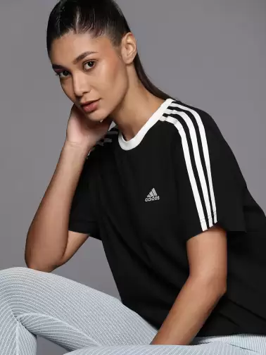 W 3S BF T Cotton Solid T-shirt - image 2