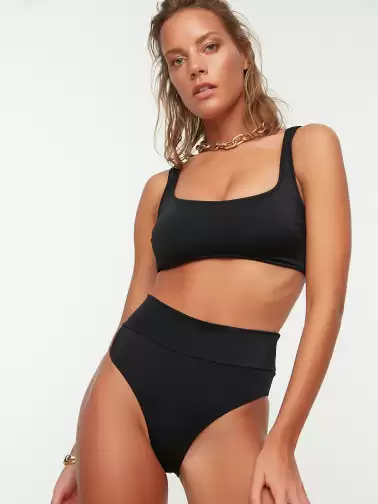 Women Solid Swim Bikini Set - image 2