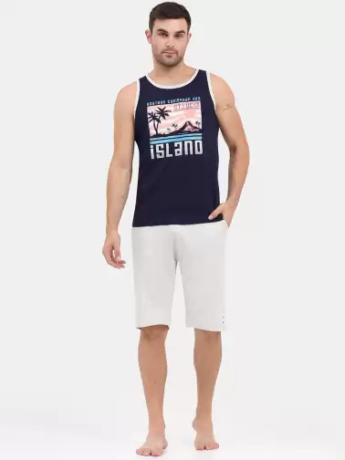 Men Pure Cotton Night suit - image 2