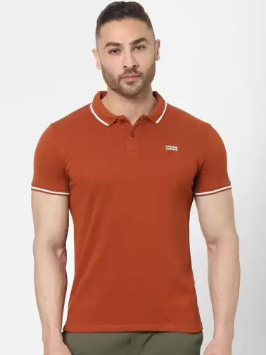 Men Polo Collar Lounge T-shirt - image 2