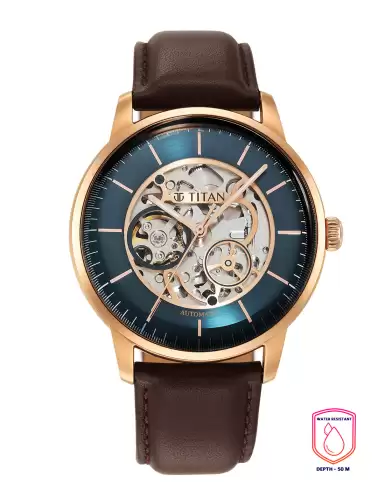 Men Leather Straps Watch - image 2