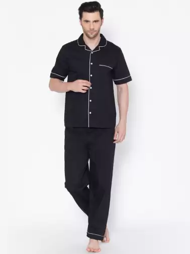 Men Cotton Night suit - image 2