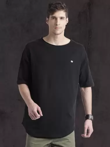 Drop Shoulder Longline T-shirt - image 2