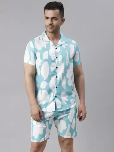 Men Printed Night Suit - image 2