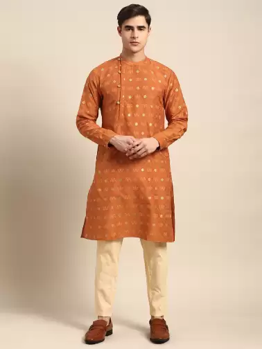 Men Kurta with Trousers - image 2