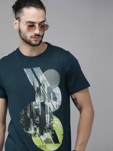 Graphic Printed Cotton Pure Cotton T-shirt - image 2