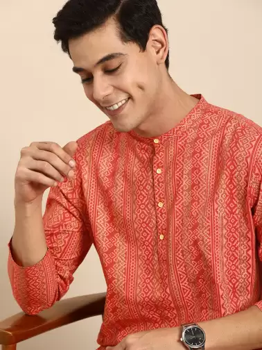 Men Ethnic Motifs Printed Kurta - image 2