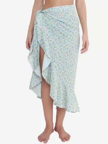 Women Printed Cover-Up Skirt - image 2
