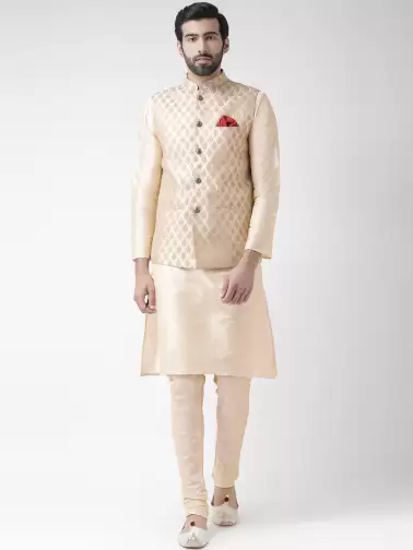 Men Kurta with Churidar - image 2