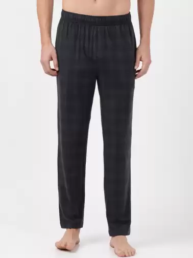 Men Checked Lounge Pants - image 2