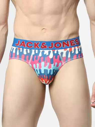 Men Printed Cotton Basic Briefs - image 2