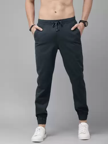 Men Slim Fit Cotton Joggers - image 2