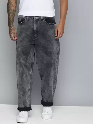 Men Baggy Tapered Fit Jeans - image 2