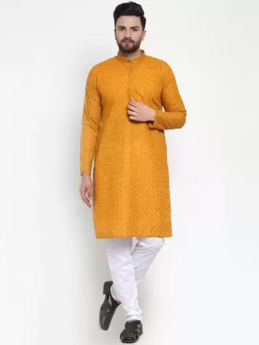 Men Kurta with Churidar - image 2
