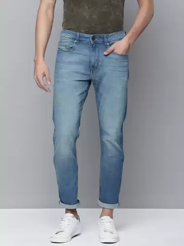 Men Slim Tapered Fit Jeans - image 2