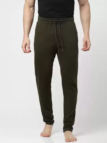 Men Solid Lounge Pants - image 2