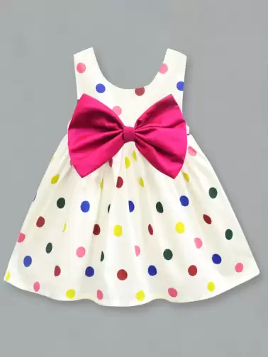 Girls Polka Dot Dress - image 2