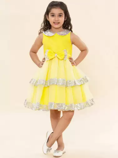 Girls Net Dress - image 2
