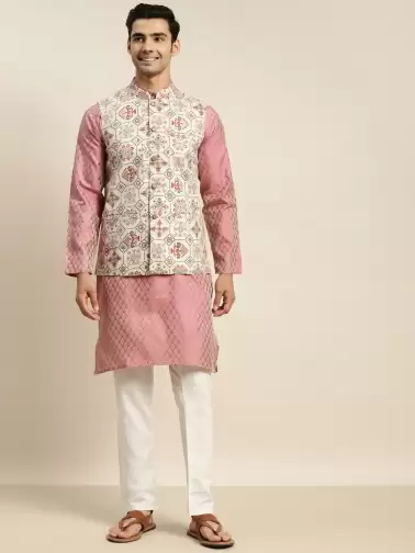 Men Kurta with Churidar - image 2