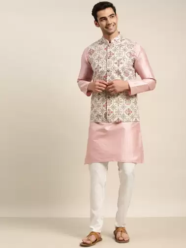 Men Kurta with Churidar - image 2