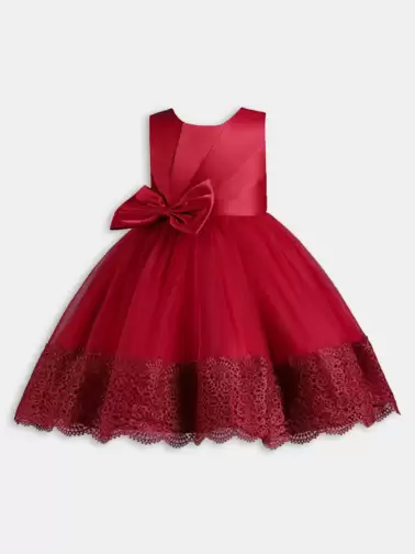 Girls Embellished Party Dress - image 2