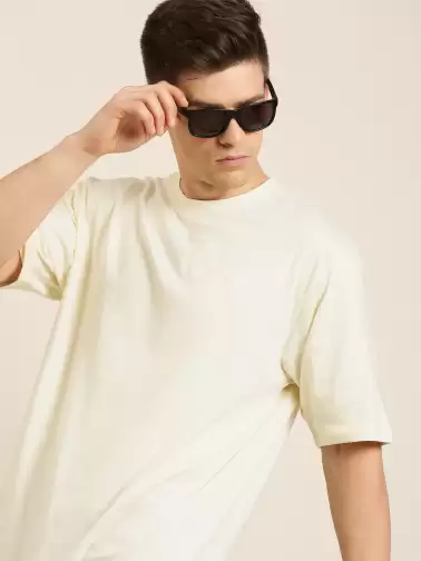 Men Cotton Loose Fit T-shirt - image 2