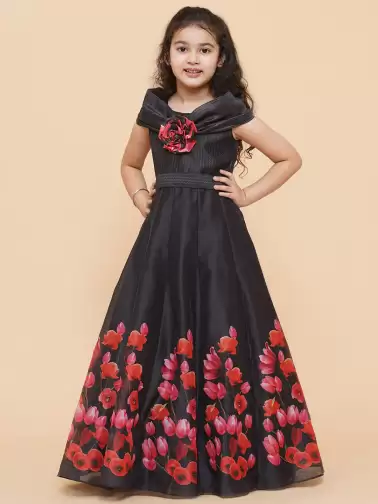 Floral Fit & Flared Maxi Dress - image 2