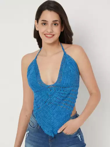 Women Self Design Swim Tops - image 2