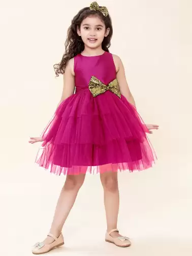 Embellished Net Dress - image 2