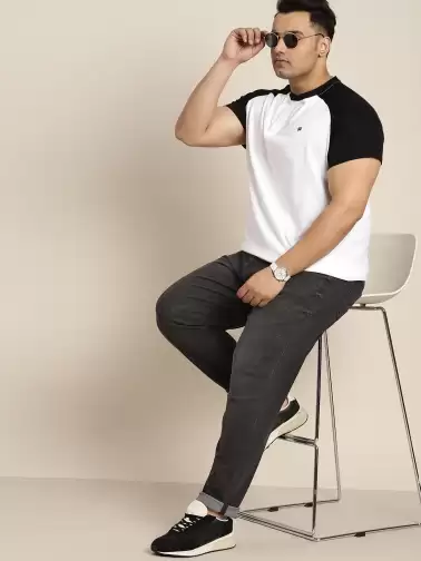 Men Plus Size Tapered Jeans - image 3