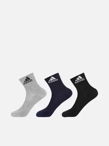 Men  Pack Of 3 Solid Ankle-Length  Socks - image 2