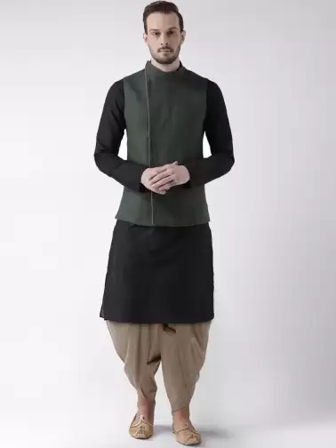 Men Kurta with Dhoti Pant - image 2