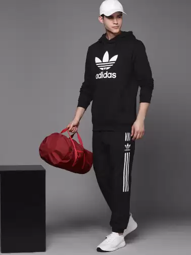 Men Solid Lock Up Joggers - image 2