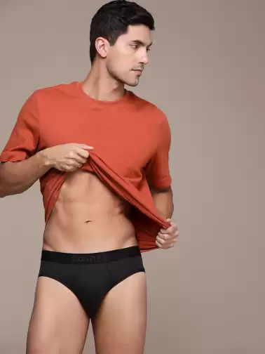 Men Solid Basic Briefs - image 2