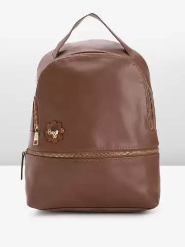 Women Solid Backpack - image 2