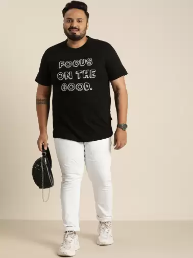 Men Plus Size Printed T-shirt - image 2