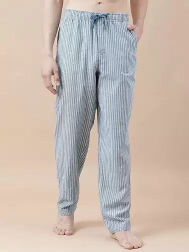 Men Striped Lounge Pants - image 2