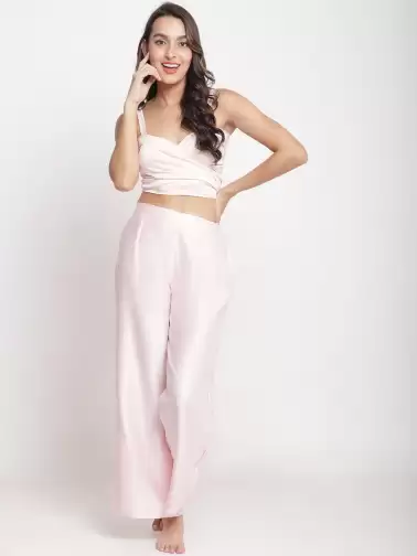 Women Solid Swimwear Set - image 2