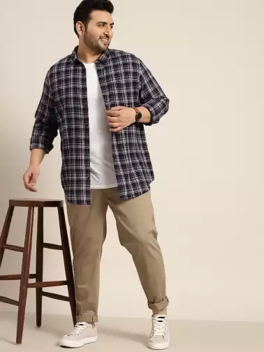 Men Plus Size Casual Trousers - image 2