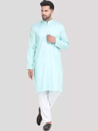 Men Kurta with Pyjamas - image 2