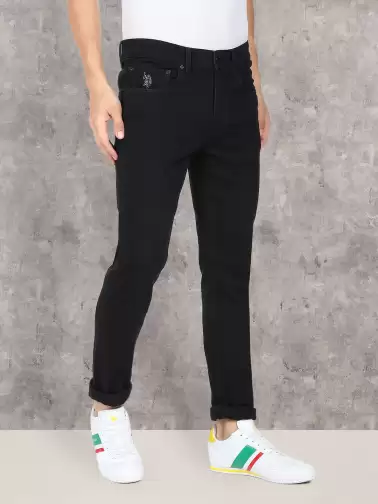Men Slim Fit Stretchable Jeans - image 2