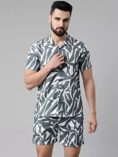 Men Printed Night suit - image 2