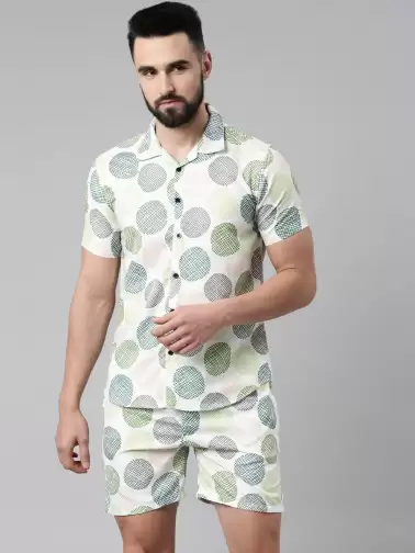Men Printed Night suit - image 2
